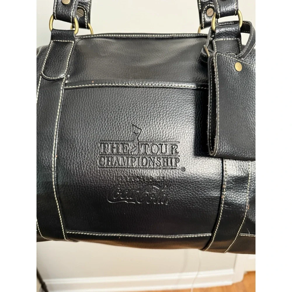 Barrington Leather Duffle Tour Championship By Coca-Cola Black Golf Travel